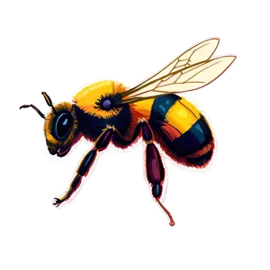 Hand-drawn Bumblebee Sketch PNG Ucp PNG