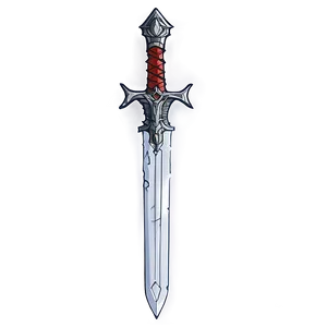 Hand-drawn Buster Sword Png Pno PNG image