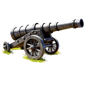 Hand-drawn Cannon Png Nns PNG image