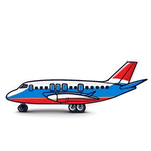 Hand Drawn Cartoon Airplane Png 99 PNG image