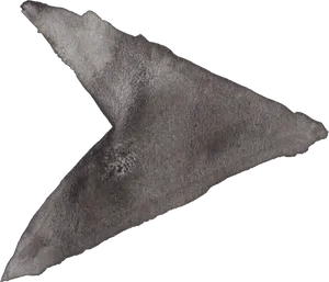 Hand Drawn Charcoal Arrow PNG image