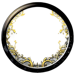 Hand Drawn Circle Frame PNG Oeb PNG