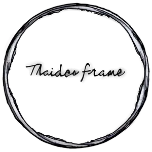 Hand Drawn Circle Frame PNG Qxp68 PNG