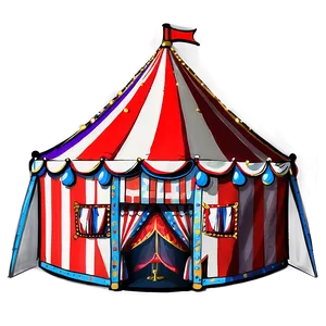 Hand-drawn Circus Tent Sketch PNG Ldu PNG