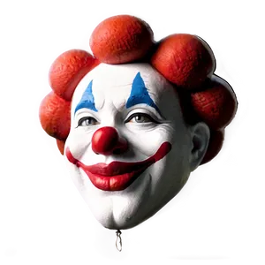 Hand Drawn Clown Face PNG Trs
