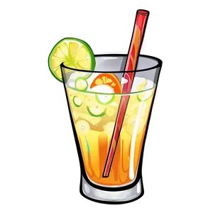 Hand Drawn Cocktail Glass PNG 90 PNG