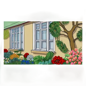 Hand-drawn Cottage Illustration PNG 06202024 PNG