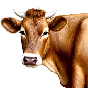 Hand Drawn Cow Face Png Fef5 PNG image