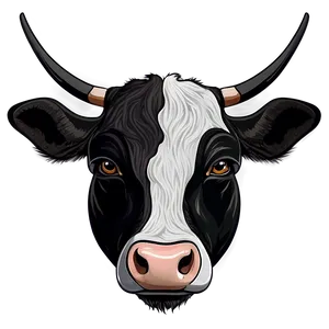Hand Drawn Cow Head PNG Iii38 PNG