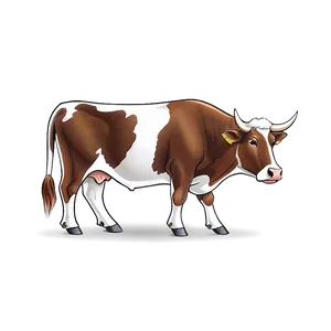 Hand Drawn Cow Png 37 PNG image