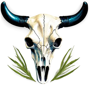 Hand-drawn Cow Skull Png Uxr PNG image