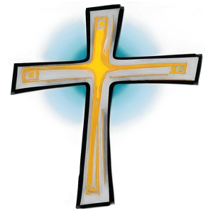 Hand-drawn Cross Outline PNG Ejo56 PNG