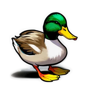 Hand Drawn Duck Sketch PNG 05032024 PNG