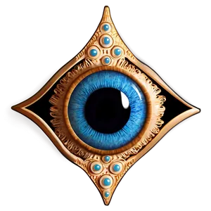 Hand-drawn Evil Eye PNG Nkm