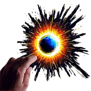 Hand-drawn Explosion Effect Png 44 PNG image