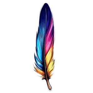 Hand-drawn Feather Sketch Png 47 PNG image
