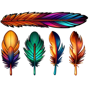 Hand-drawn Feather Sketch Png Cam PNG image