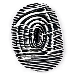 Hand-drawn Fingerprint Sketch Png Qyl68 PNG image