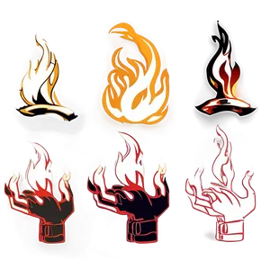 Hand Drawn Flame PNG Djc