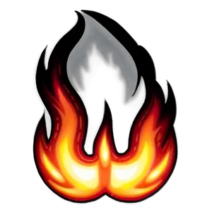 Hand Drawn Flames Png Kou PNG image