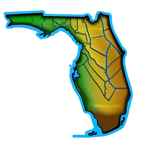 Hand Drawn Florida Outline Png 06122024 PNG image