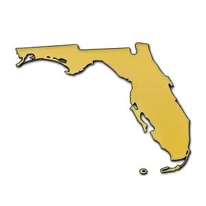 Hand Drawn Florida Outline Png Kew PNG image