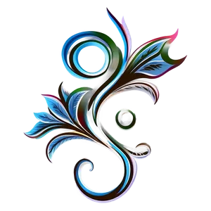 Hand-drawn Flourish Element Png 06212024 PNG image