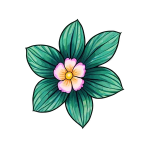 Hand Drawn Flower Pattern PNG 55 PNG