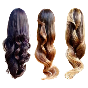 Hand Drawn Hair Clipart PNG 5 PNG