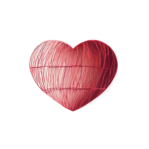 Hand-drawn Heart Clipart PNG 05252024