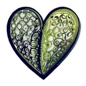 Hand-drawn Heart Clipart Png 06132024 PNG image