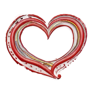 Hand-drawn Heart Clipart PNG 88