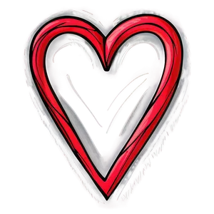 Hand-drawn Heart Frame PNG 05252024 PNG
