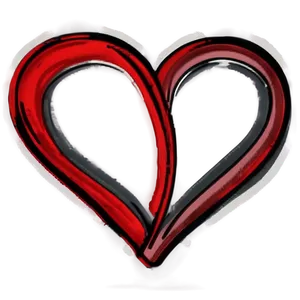 Hand Drawn Heart Png 06202024 PNG image