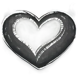 Hand Drawn Heart Shape Png 06202024 PNG image