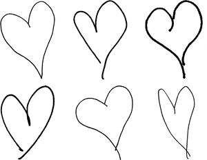 Hand Drawn Heart Sketch PNG