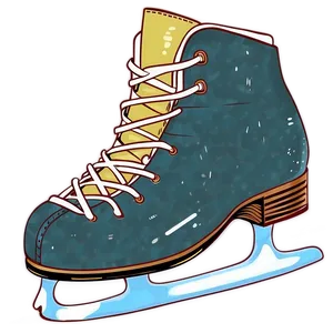 Hand Drawn Ice Skate PNG 06212024 PNG