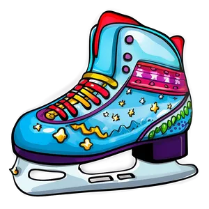 Hand Drawn Ice Skate PNG 80 PNG