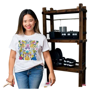 Hand-drawn Illustration Graphic Tee PNG 06272024 PNG