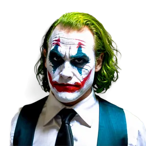 Hand-drawn Joker Makeup Png 83 PNG image