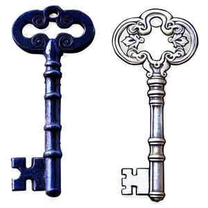 Hand-drawn Keys PNG Kdq70