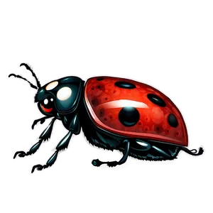 Hand Drawn Ladybug PNG 64