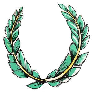 Hand Drawn Laurel Png 85 PNG image