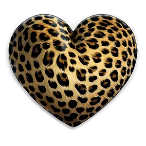 Hand-drawn Leopard Heart PNG Upa70 PNG