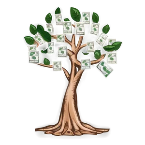 Hand Drawn Money Tree PNG Fun77 PNG
