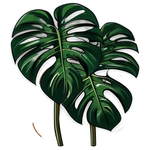 Hand Drawn Monstera PNG 89 PNG