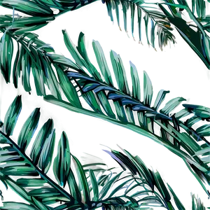 Hand Drawn Palm Leaves PNG Ttq89