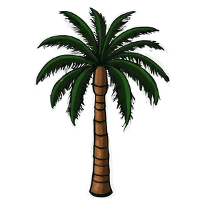 Hand Drawn Palms PNG 06112024 PNG