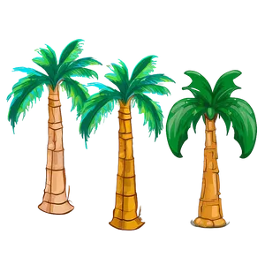 Hand Drawn Palms PNG 06112024 PNG