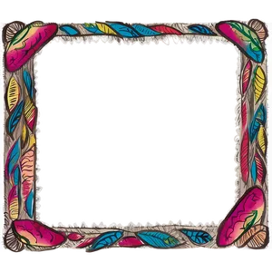 Hand Drawn Photo Border PNG Fgo85 PNG